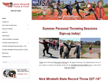 Tablet Screenshot of mmtrackandfield.com